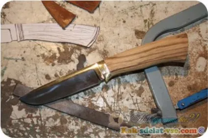 Як зробити ніж своїми руками покрокова інструкція - як зробити в домашніх умовах