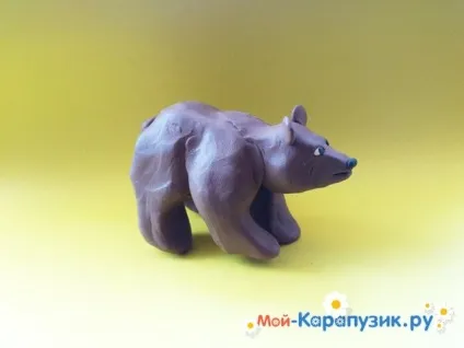 Як зліпити ведмедя з пластиліну (ведмедя) Як зліпити ведмедя з пластиліну