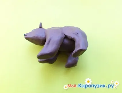 Як зліпити ведмедя з пластиліну (пластиліну) Як зліпити ведмедя з пластиліну