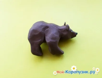Як зліпити ведмедя з пластиліну (пластиліну) Як зліпити ведмедя з пластиліну