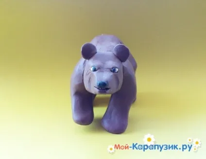 Як зліпити ведмедя з пластиліну (пластиліну) Як зліпити ведмедя з пластиліну