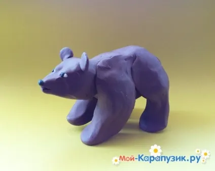 Як зліпити ведмедя з пластиліну (пластиліну) Як зліпити ведмедя з пластиліну