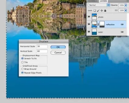 Як створити в photoshop реалістичне відображення на воді (воді) Як створити в photoshop реалістичне відображення на воді