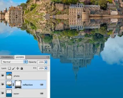Як створити в photoshop реалістичне відображення на воді (Background Тепер потрібно) Як створити в photoshop реалістичне відображення на воді