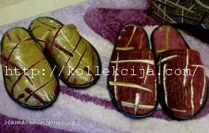 Кімнатні тапочки своїми руками
