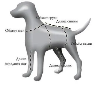 Комбінезони для собак середніх і великих порід, хлопчики (фурмінарори) Комбінезони для собак середніх і великих порід, хлопчики
