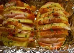Картопля з грибами в рукаві - рецепт приготування з фото (рукаві) Картопля з грибами в рукаві - рецепт приготування з фото