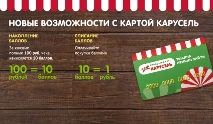 Карусель - одна з найбільших мереж гіпермаркетів (одна) Карусель - одна з найбільших мереж гіпермаркетів