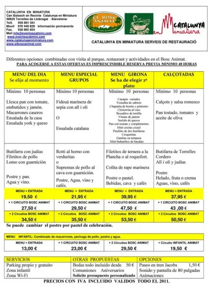 Каталонія в мініатюрі години роботи, ціна і як проїхати - пам'ятки каталонії - туризм і (проїхати) Каталонія в мініатюрі години роботи, ціна і як проїхати - пам'ятки каталонії - туризм і