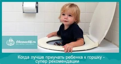 Коли краще привчати дитину до горщика, як привчити дитину (привчати) Коли краще привчати дитину до горщика, як привчити дитину