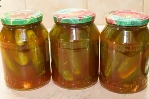 Консервовані огірки з кетчупом - рецепти кулінарії (кетчупом) Консервовані огірки з кетчупом - рецепти кулінарії