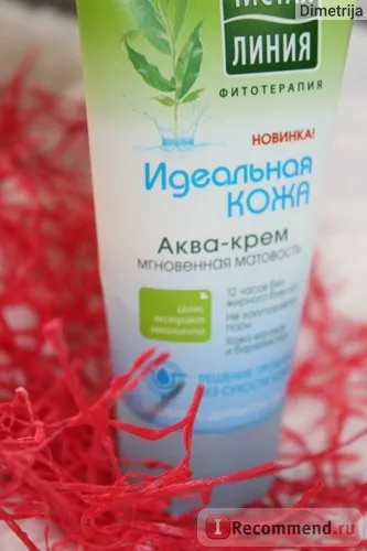 Крем для обличчя чиста лінія аква-крем миттєва матовість ідеальна шкіра - «у вас є жирний блиск (особи) Крем для обличчя чиста лінія аква-крем миттєва матовість ідеальна шкіра - «у вас є жирний блиск