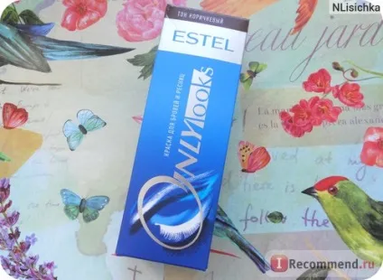 Фарба для брів і вій estel professional only looks - «жахлива стійкість для профі, але зате (фарба) Фарба для брів і вій estel professional only looks - «жахлива стійкість для профі, але зате