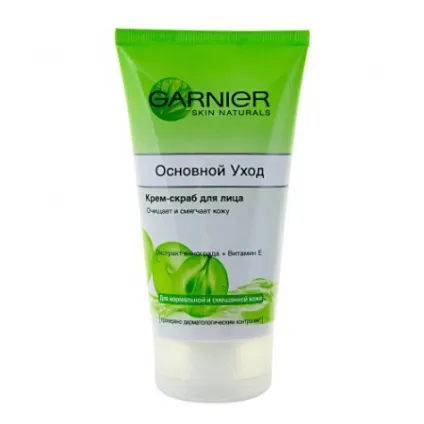 Крем-скраб для обличчя - основний догляд - від garnier - відгуки, фото і ціна (відгуки) Крем-скраб для обличчя - основний догляд - від garnier - відгуки, фото і ціна