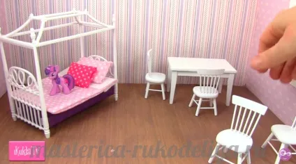 Ляльковий будинок для барбі своїми руками майстер клас з відео