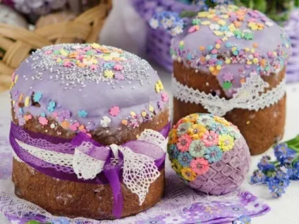 Паски на Великдень рецепти з фото, прикраса своїми руками