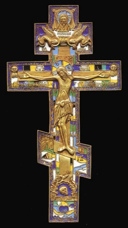 Хрест з бабусиної скрині кіотние хрести ч (дзвіночки) Хрест з бабусиної скрині кіотние хрести ч