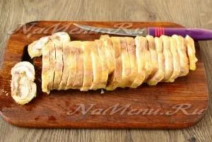 Курячий рулет, рецепт з фото в духовці у фользі (курячий) Курячий рулет, рецепт з фото в духовці у фользі