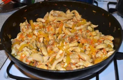 Локшина з куркою - рецепт з покроковими фото