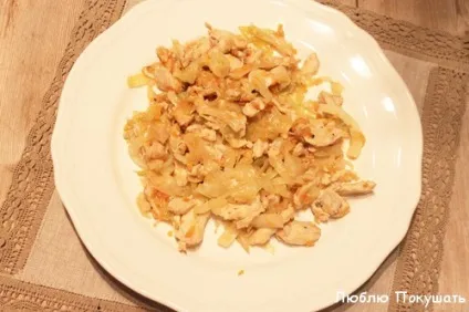 Куряче філе з капустою покроковий рецепт приготування з фото (блюдо курячого філе) Куряче філе з капустою покроковий рецепт приготування з фото
