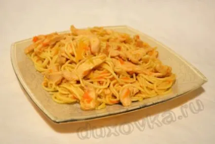 Локшина з куркою - рецепт з покроковими фото