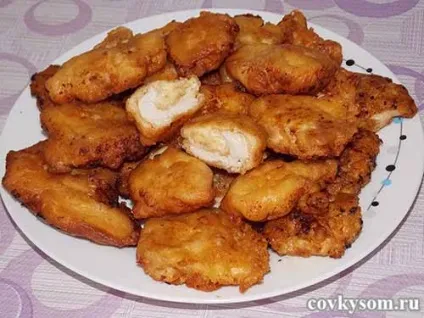 Курка в сирному клярі