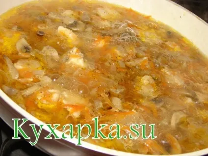 Куряча підлива з грибами, страви по-домашньому з фото крок за кроком рецепта (куряча підлива з грибами) Куряча підлива з грибами, страви по-домашньому з фото крок за кроком рецепта