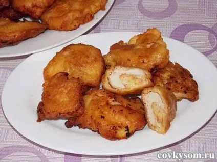 Курка в сирному клярі