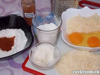 Курка в сирному клярі