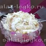 Легкий салат з куркою, капустою білокачанної і сиром, рецепт з фото (куряча грудка) Легкий салат з куркою, капустою білокачанної і сиром, рецепт з фото
