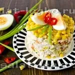 Легкий салат з куркою, капустою білокачанної і сиром, рецепт з фото (куряча грудка) Легкий салат з куркою, капустою білокачанної і сиром, рецепт з фото