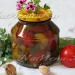 Мариновані помідори з цибулею і часником (часником) Мариновані помідори з цибулею і часником