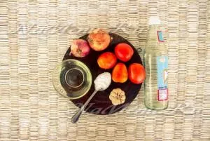 Мариновані помідори з цибулею і часником (часником) Мариновані помідори з цибулею і часником