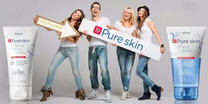 Матуючий крем pure skin для особи mattifying face lotion, 32649 oriflame (матирующий) Матуючий крем pure skin для особи mattifying face lotion, 32649 oriflame