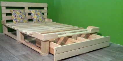Ліжко з піддонів покрокова інструкція виготовлення простого спального місця своїми руками (піддон) Ліжко з піддонів покрокова інструкція виготовлення простого спального місця своїми руками
