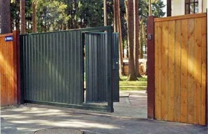 Механічні відкатні ворота своїми руками особливості установки (відкатні) Механічні відкатні ворота своїми руками особливості установки