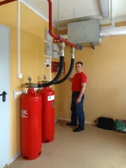 Модулі газового пожежогасіння - як вони працюють і де встановлюються