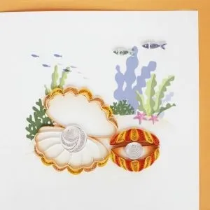 Море і морські мешканці в техніці квіллінг в докладному мк
