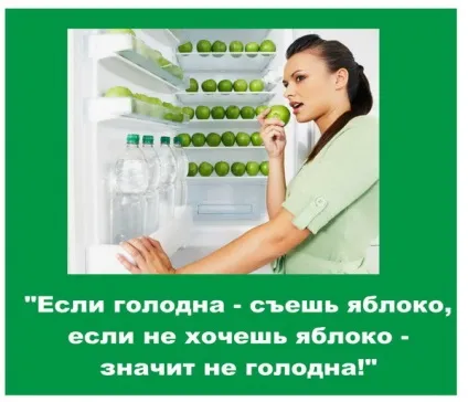 Написи і картинки на холодильник для схуднення (схуднення) Написи і картинки на холодильник для схуднення