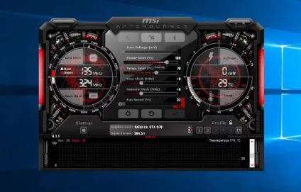 Налаштування msi afterburner (afterburner) Налаштування msi afterburner