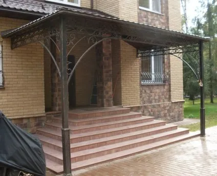Навіс над ганком вхідних дверей своїми руками технологія монтажу, гід по дверях (навіс над ганком вхідних дверей своїми руками) Навіс над ганком вхідних дверей своїми руками технологія монтажу, гід по дверях