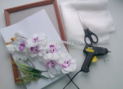 Об'ємне панно - орхідея - з підручних засобів (як зробити об'ємне панно) Об'ємне панно - орхідея - з підручних засобів