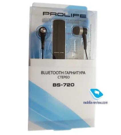 Огляд стерео bluetooth-гарнітури prolife bs-720