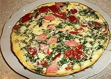 Омлет з помідорами на сковороді - рецепт з покроковими фото (сковороді) Омлет з помідорами на сковороді - рецепт з покроковими фото