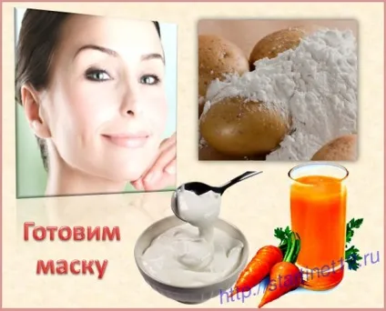 Омолоджуючі маски для обличчя з картопляного крохмалю (крохмалю) Омолоджуючі маски для обличчя з картопляного крохмалю