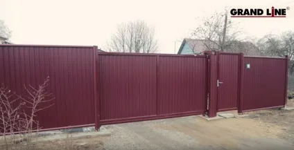 Відкатні ворота своїми руками фото, схема, креслення, відео (ворота) Відкатні ворота своїми руками фото, схема, креслення, відео
