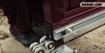 Відкатні ворота своїми руками фото, схема, креслення, відео (відкатні) Відкатні ворота своїми руками фото, схема, креслення, відео