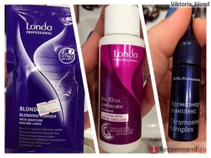 Освітлювач для волосся londa blonding powder - «кращий освітлювач для волосся від londa