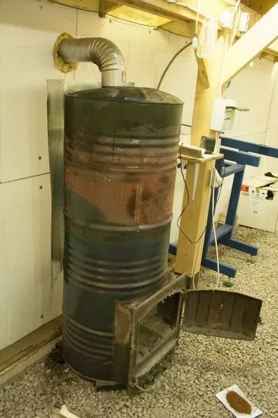 Піч з бочок