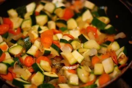 Овочі, смажені на сковороді - покроковий рецепт з фото на (кулінарія) Овочі, смажені на сковороді - покроковий рецепт з фото на